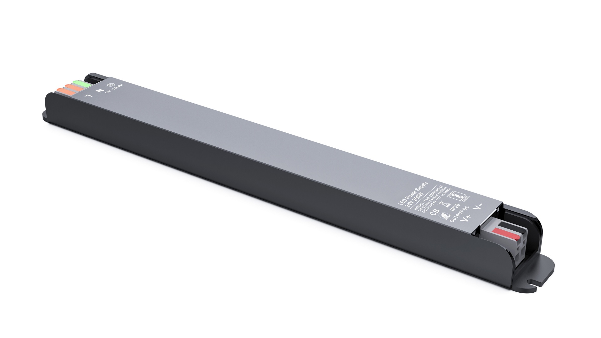 Univerzální ultratenký LED zdroj SLIM - řada "H", 24V | 250W | 10,4A | IP20, 5 let záruka